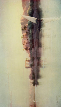 Egypt 1903, Philae Poster Print by Robert Talbot Kelly showcasing ancient architecture.