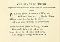 Anon Christmas Selections 1906 Christmas Greeting Poster Print