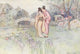 Green Willow 1910 Poster Print by Warwick Goble, featuring serene nature imagery.