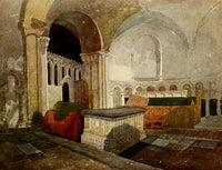 Norwich Cathedral Interior Poster Print by John Sell Cotman