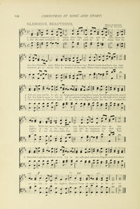 Christmas in Song 1891 Poster Print by Beauteous Glorious, festive holiday artwork.