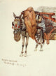 Florence & Some Tuscan Cities 1905 Mule Porta Romana Poster Print by R.C. Goff