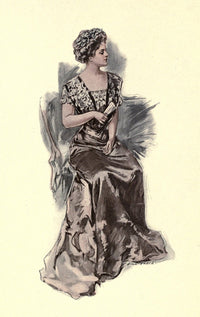The Enchanted Hat c.1908 Woman with Fan Poster Print by Will Gref