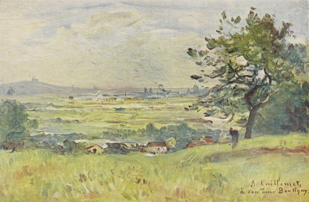 Landscape Cocorico 1899 Poster Print by Antoine Guillemet, vibrant landscape art.