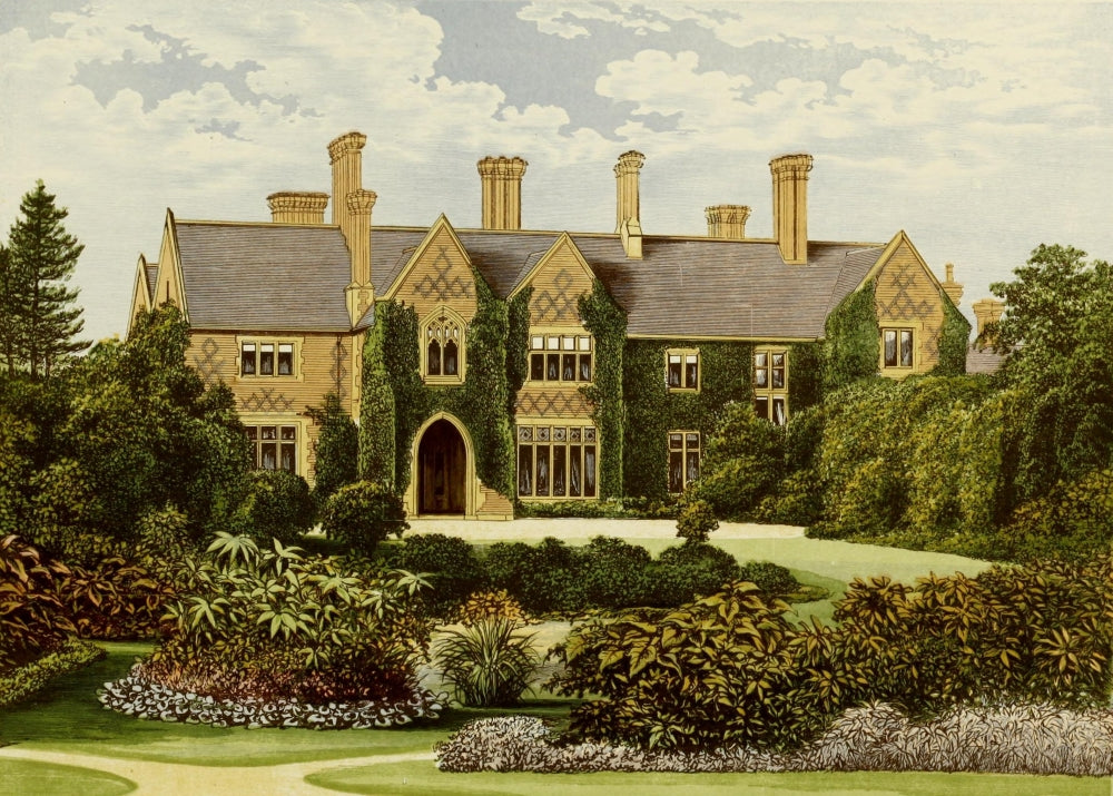 Views of Seats 1880 Oxley Manor Poster Print by A.F. Lydon