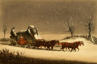 Down the Road 1875 Poster Print by Henry Alken showcasing a cheerful scene.