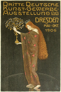 Deutsche Kunst und Dekoration 18 Poster Print by Otto Gussman, showcasing early 20th-century German art.