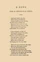 Morning Glories & Other Stories 1871 Christmas Tree Poster Print