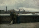 Familiar London 1904 By the Thames Poster Print by Rose Barton showcasing the Thames River and London architecture.