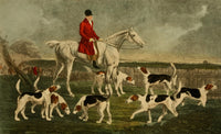 Nimrod's Hunting Tours 1903 Poster Print by Ben Marshall.