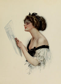 Fair Americans 1911 Poster Print by Harrison Fisher showcasing vintage American art.