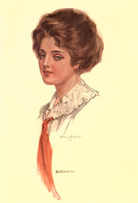 Cupid's Understudy c.1909 Woman with Red Scarf Poster Print by Will Gref