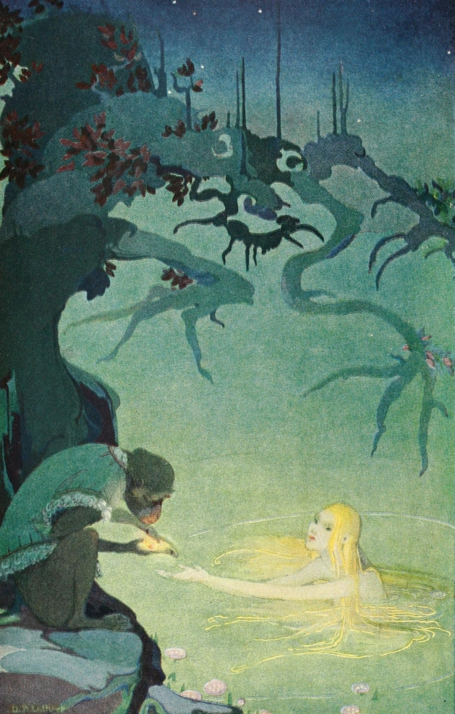 The Three Mulla-Mulgars Poster Print by Dorothy Lathrop, vintage children's book art