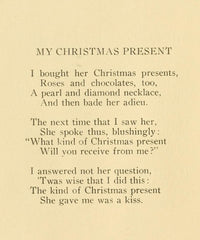 Short Poems 1909 My Christmas Present Poster Print by George Godoy