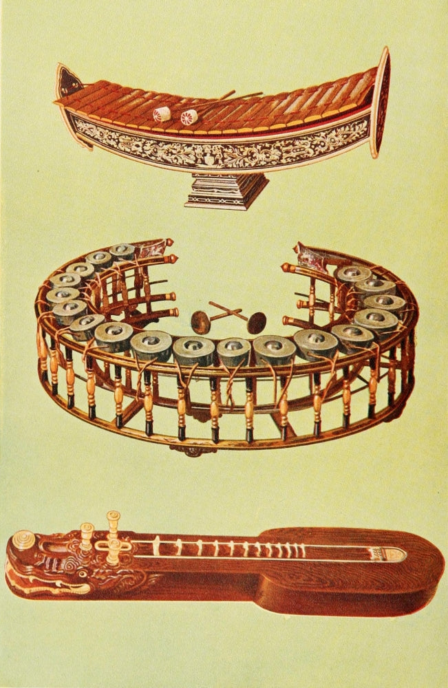 Ranat Ek, Khong Yai, Ta'Khay Musical Instruments Poster Print by William Gibb