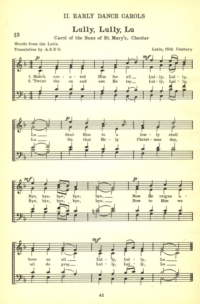No ls, A Collection of Christmas Carols 1932 Poster Print showcasing vintage holiday charm.