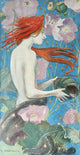 The Studio 1898 Mermaid Poster Print by Adolphe Birkenruth