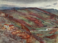 Florence and Tuscan Cities 1905 Valley of the Mugnone Poster Print by R.C. Goff
