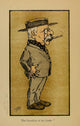 The Guardian of the Links poster print by H.W.G. Hayter, showcasing whimsical caricature art.