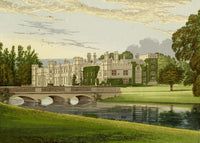 Views of Seats 1880 Deene Park Poster Print by A.F. Lydon