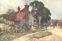 Sussex 1906 The Inn Hartfield Poster Print by Wilfrid Ball, vintage art decor