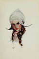 American Girls in Miniature 1912 Miss Knickerbocker Poster Print by Harrison Fisher.