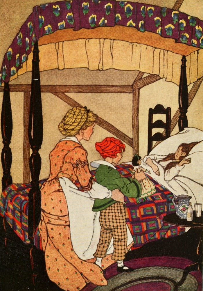 Stories 1922 Someone Else to Kiss You Poster Print by Edna Cooke