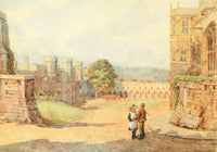 Windsor 1908 Lower Ward Poster Print by George Henton showcasing historical architecture.