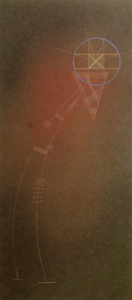 Angle 1929 Poster Print by Wassily Kandinsky showcasing vibrant colors and abstract shapes.