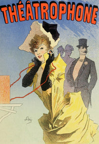Les Affiches Illustrées Theatrophone Poster Print by Jules Chéret