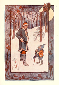 The Life and Adventures of Santa Claus 1902 Snowy Woods Poster Print by Mary Cowles Clark