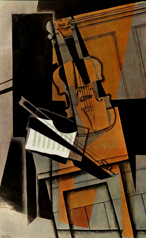 History of Music 1959 The Violin Poster Print by Juan Gris