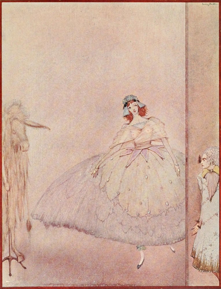Donkey Skin Poster Print by Harry Clarke from The Fairy Tales of Charles Perrault