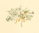 Marigold Garden 1900 Lily bouquet poster print by Kate Greenaway