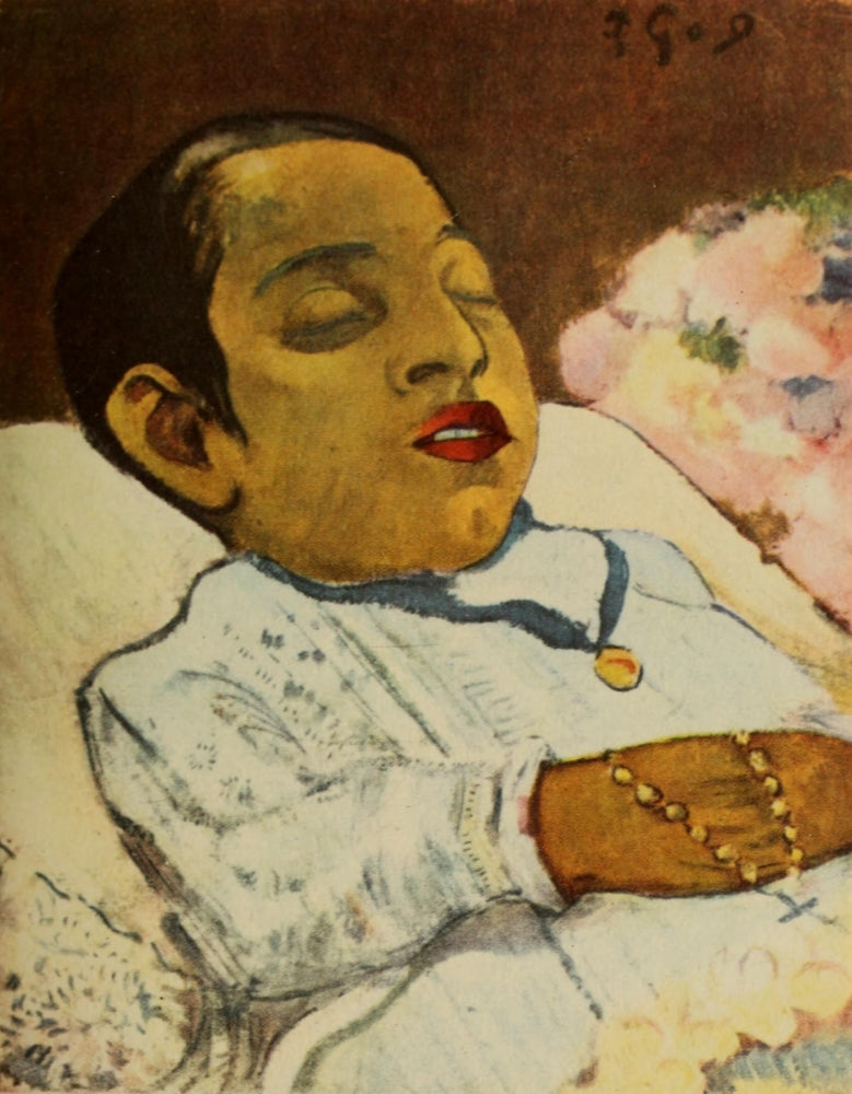 Prince Atiti on His Death-Bed 1892 Fine Art Print by Paul Gauguin