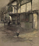 Old Inns 1921 Golden Cross, Oxford Poster Print by Cecil Aldin