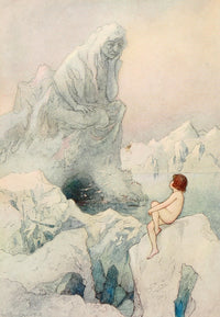 The Water-Babies That's Mother Carey Poster Print by Warwick Goble