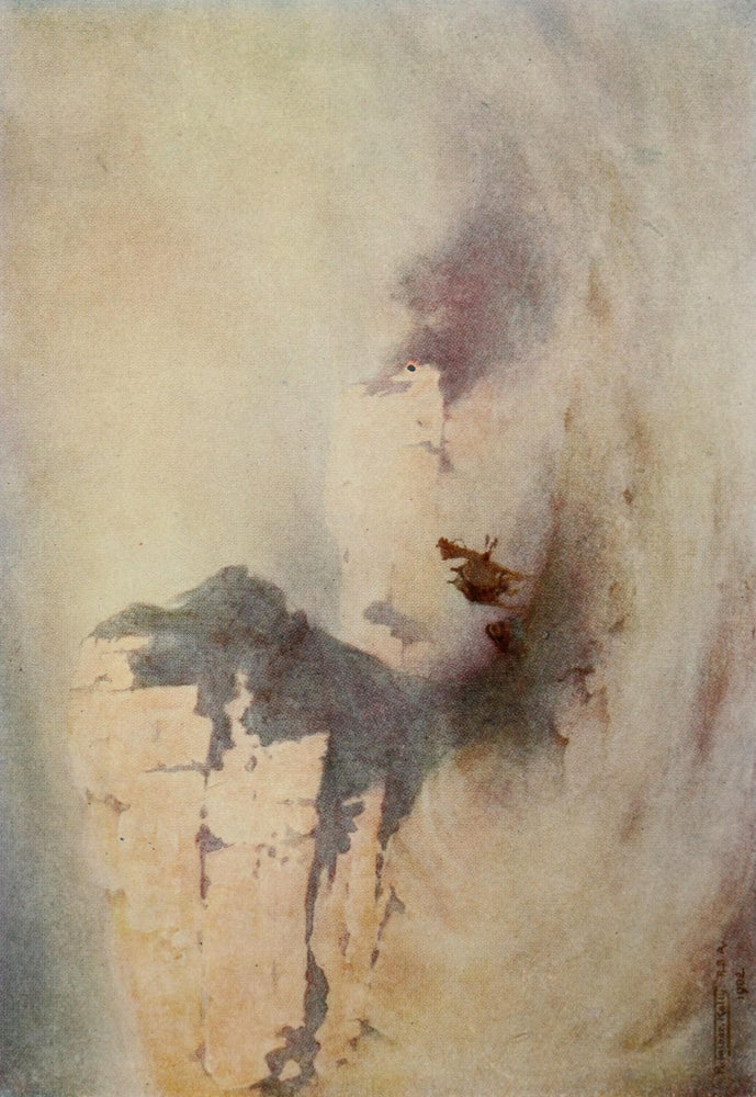 Egypt 1903 A Sandstorm Poster Print by Robert Talbot Kelly