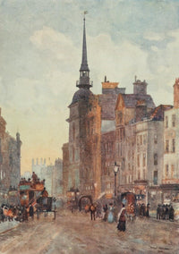 Scenery of London 1905 Ludgate Hill from St. Paul's Poster Print