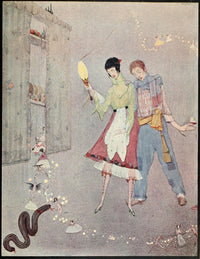 The Ridiculous Wishes poster print by Harry Clarke, inspired by Charles Perrault's fairy tales.