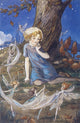 The Fairy Dance 1920 Poster Print, a whimsical artwork capturing fairies in a dance.