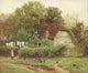 Happy England 1904 Cottage at Hambledon Poster Print by Helen Allingham