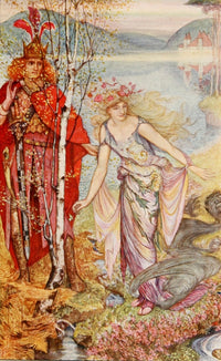The Lilac Fairy Book 1910 Poster Print - Her Ugliness Had Gone by Henry J. Ford