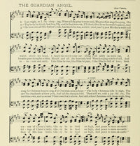 Guardian Angel Christmas in Song 1891 Poster Print