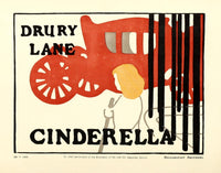 Beggarstaffs Cinderella Poster Print from 1899 - Drury Lane