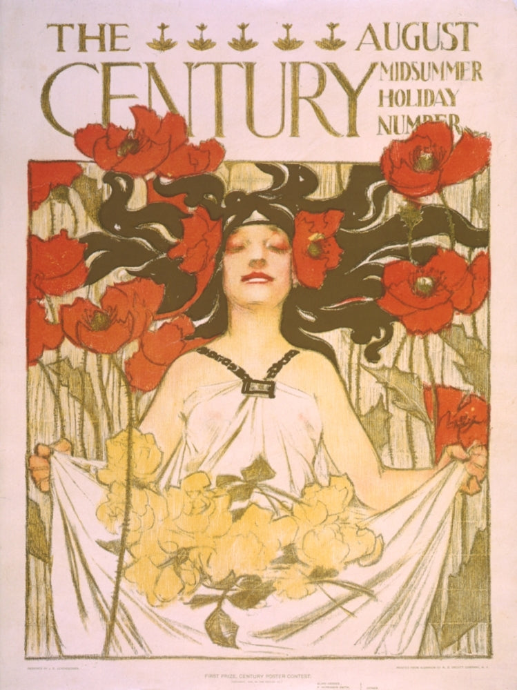 The August Century Midsummer Holiday Number Poster Print by J.C. Leyendecker