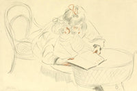 Le Berceau fine art print by Paul César Helleu - beautiful artwork capturing childhood essence.
