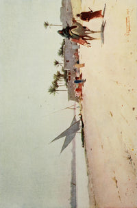 Egypt 1903 A Nile Village Poster Print by Robert Talbot Kelly