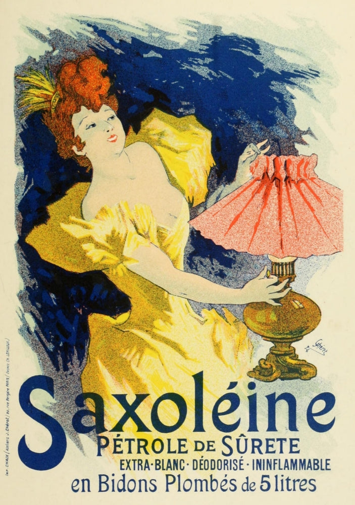 Les Affiches Illustrées 1896 Saxoleine Poster Print by Jules Chéret