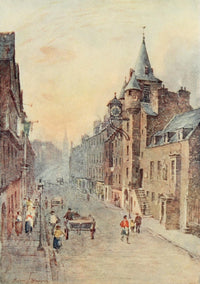 Edinburgh 1919 Canongate Tolbooth Poster Print by James Heron